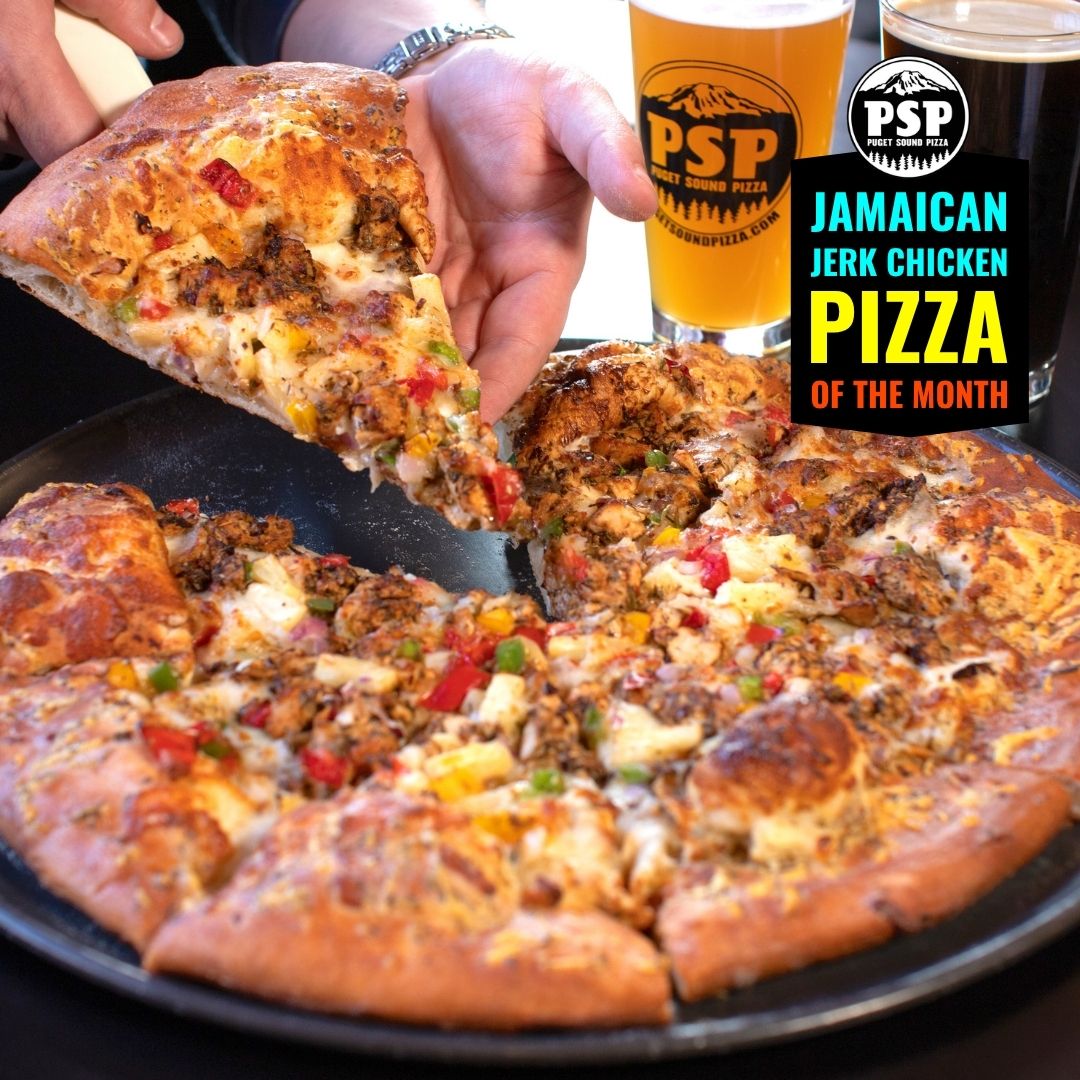 Jamaican Jerk Chicken, Pizza of the Month